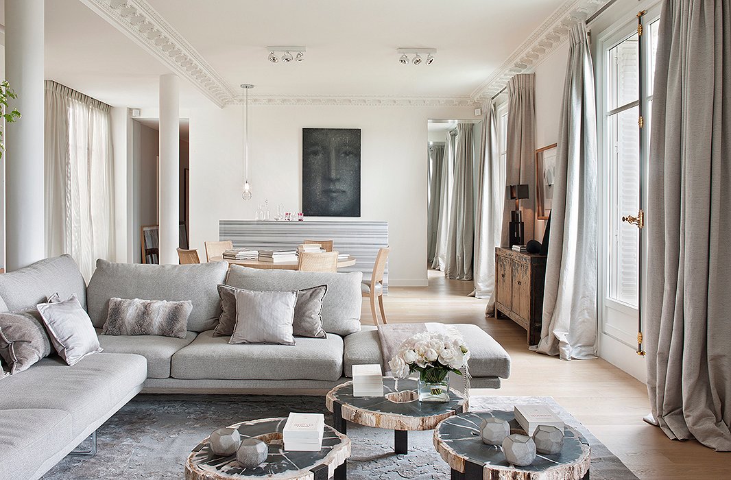 Modern luxury European apartment interior